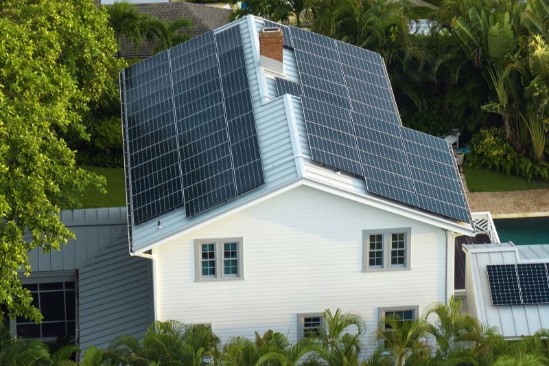 Solar Panel Installation on Home